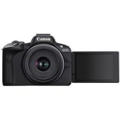 Canon EOS R50 + RF-S 18-45mm F4.5-6.3 IS STM - Powerful Compact Camera for Stunning Photography - Black